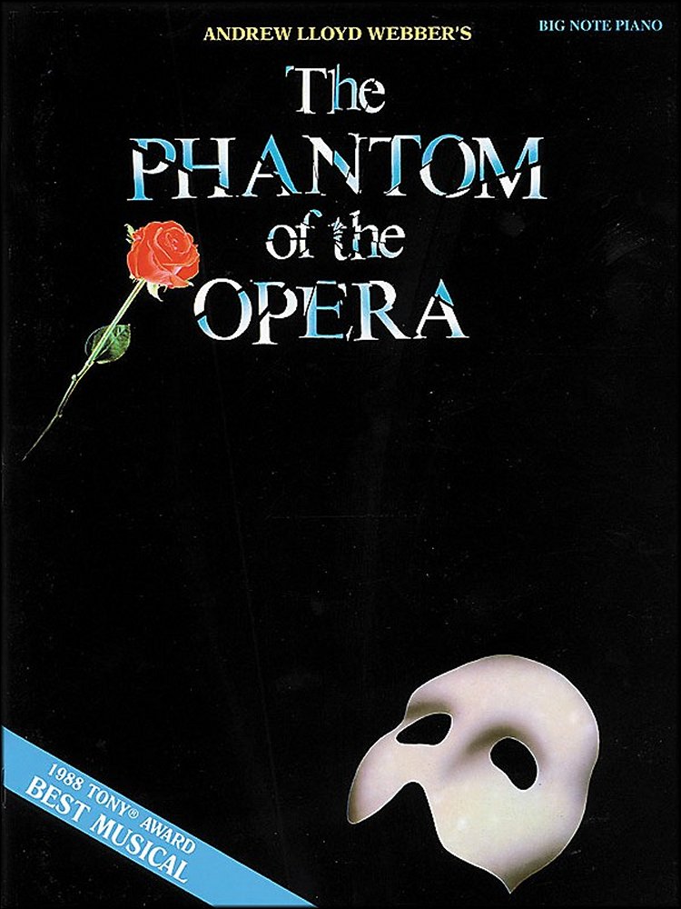 Hal Leonard Phantom Of The Opera For Big Note Piano